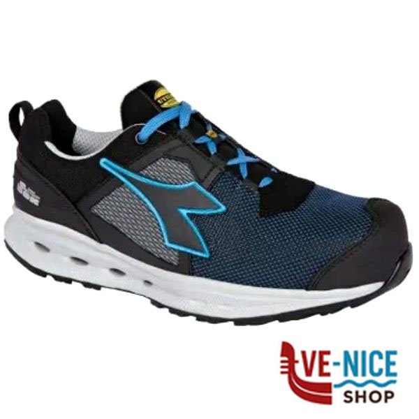 SCARPE GLOVE GHOST NERO/BLU BASSE 44 S3 DIADORA 183594/C0076-44 SCARPE ANTINFORTUNISTICHE F - immagine 4
