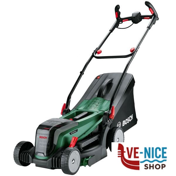 RASAERBA BATTERIA cm 38 V18x2 ROTAK BOSCH 06008B9M01 BOSCH ELETTROUTENSILI F - immagine 2