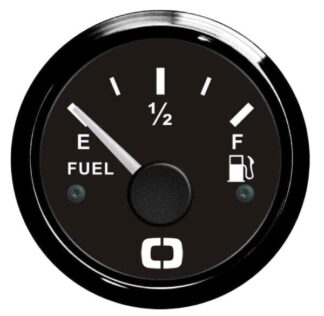 Indicatore carburante 240/33 Ohm nero/nera - 27.320.01 Osculati
