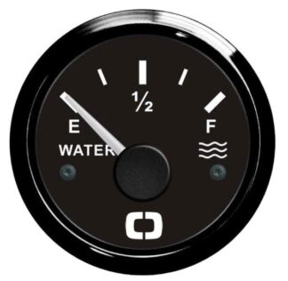 Indicatore livello acqua 240/33 Ohm nero/nera - 27.320.03 Osculati