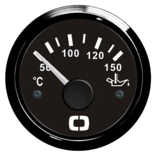 Indicatore temperatura olio 50/150° nero/nera - 27.320.09 Osculati