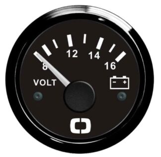 Voltmetro 8/16 V nero/nera - 27.320.14 Osculati
