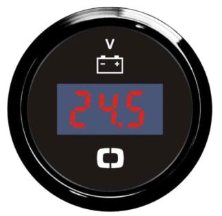 Voltmetro digitale 8/32 V nero/nera - 27.320.40 Osculati