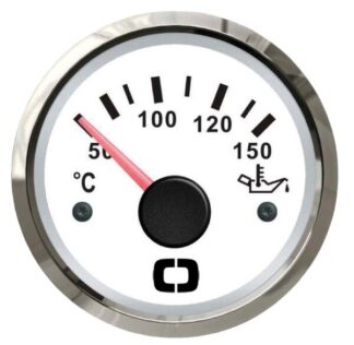 Indicatore temperatura olio 50/150° bianco/lucida - 27.322.09 Osculati