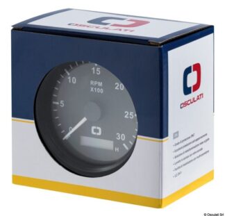 Spidometro Pitot 0-55 MPH bianco/lucida - 27.327.09 Osculati