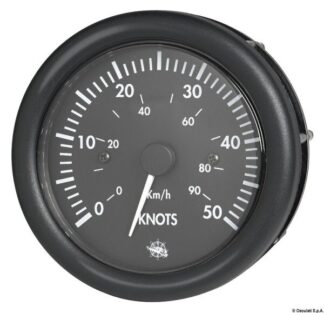 Spidometro 0-50 nodi 12 V nero - 27.424.01 Osculati