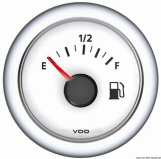 Indicatore livello carburante 10/180 Ohm bianco - 27.482.01 Osculati