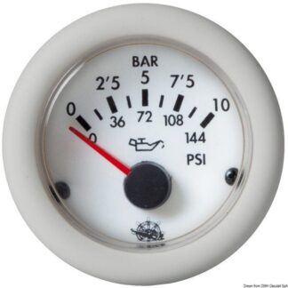 Pressione olio 0-10 bar 12 V - 27.529.02 Osculati