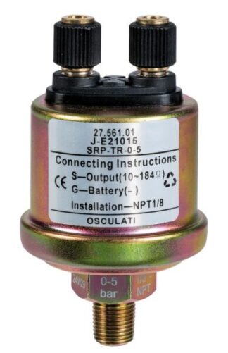 Bulbo olio 5 bar 1/8"-27NPT poli isolati - 27.561.01 Osculati