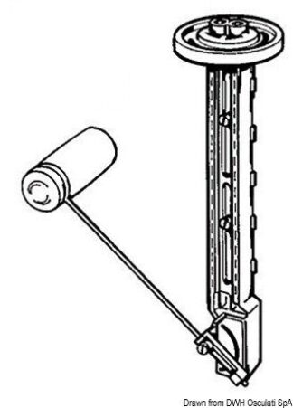 Galleggiante a leva per carburante 150-605 mm - 27.674.00 Osculati