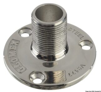 Base tonda inox Glomex 98 mm - 29.917.40 Osculati