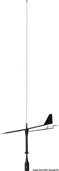 Antenna VHF Glomex Black Swan - 29.985.05 Osculati