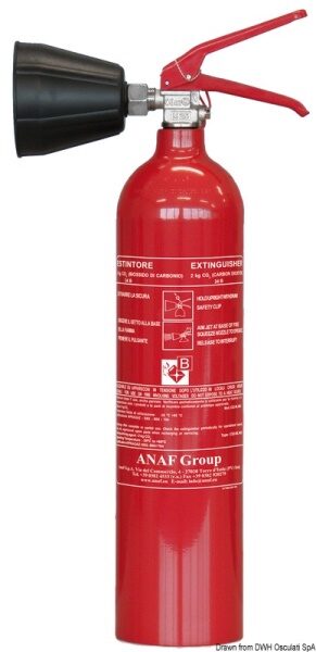 Estintore Solas CO2 2 Kg MED - 31.452.02 Osculati