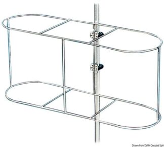 Portaparabordi 310 x 160 mm - 33.204.02 Osculati