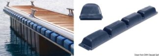 Protezione per pontile 800 mm blu - 33.519.06 Osculati