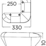 Protezione per pontile 330 mm blu - 33.519.08 Osculati