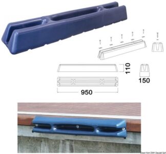 Protezione per pontile 950 mm blu - 33.519.10 Osculati