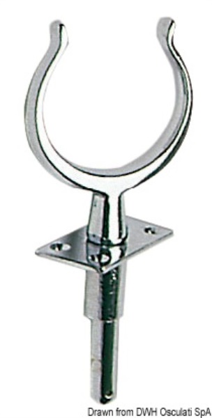 Scalmo ottone cromato 14 x 68 mm - 34.193.00 Osculati
