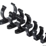 Clip nera plastica pesante 45 mm - 34.355.02 Osculati