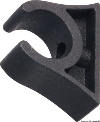Clip nera per tubi 37/40 mm - 34.358.38 Osculati