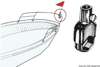 Supporto per asta 20 mm - 35.191.20 Osculati