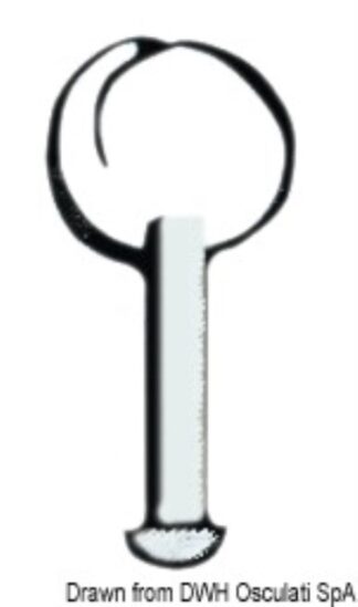 Perno inox 8x20 senza anello - 37.106.23 Osculati