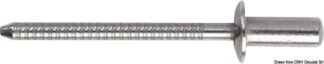 Rivetti inox 4,8 x16 mm cf.500 - 37.220.06 Osculati