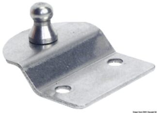 Piastrina inox sbalzo con sfera - 38.013.11 Osculati