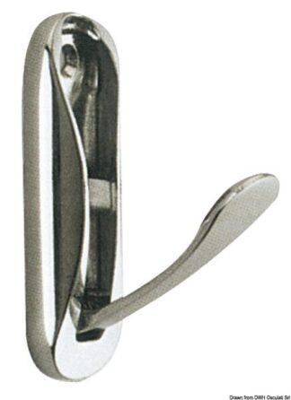 Appendiabiti ottone lucido 75x25 mm - 38.104.02 Osculati