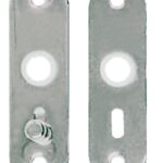 Coppia placche ottone cromato - 38.131.48 Osculati