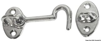 Gancio ottone cromato 80 mm - 38.174.80 Osculati
