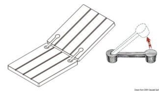 Cerniera per gavoni 190x40x30 - 38.197.01 Osculati