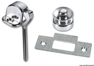 Scrocco a pulsante 38x20 mm - 38.309.20 Osculati
