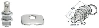 Chiusura gavoni inox lucchetto De Luxe - 38.405.51 Osculati
