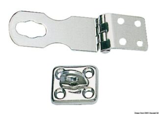 Ferma gavoni inox 64x29 mm - 38.441.12 Osculati