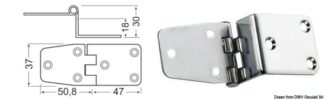 Cerniera inox 97,8x37 mm - 38.441.84 Osculati