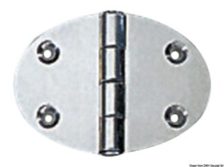 Cerniera 48x67mm 2mm viti - 38.450.02 Osculati