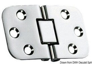 Cerniera a filo 68x42 mm - 38.460.79 Osculati