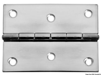 Cerniere inox 75x75 mm - 38.467.85 Osculati