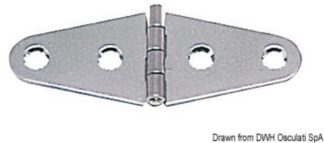 Cerniere inox 101x38 mm - 38.467.89 Osculati