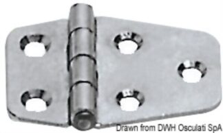 Cerniera inox 51x27 mm - 38.491.30 Osculati