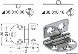 Cerniera inox - 38.810.16 Osculati