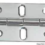 Cerniera in acciaio inox 80x70 mm - 38.814.04 Osculati