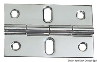 Cerniera in acciaio inox 80x50 mm - 38.814.03 Osculati