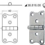 Cerniera inox - 38.816.00 Osculati