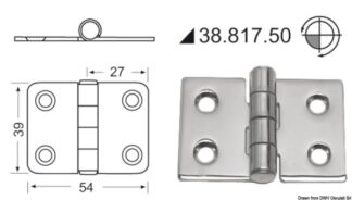 Cerniera inox - 38.817.50 Osculati