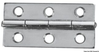 Cerniera inox mm 60x30 - 38.822.01 Osculati