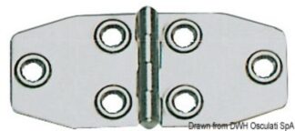 Cerniera inox mm 102x46 - 38.829.04 Osculati