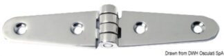 Cerniera inox ala lunga 150mm - 38.830.15 Osculati