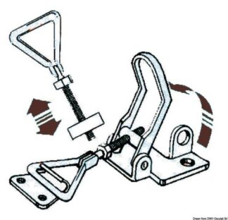 Chiusura a leva inox 123/137 - 38.904.11 Osculati